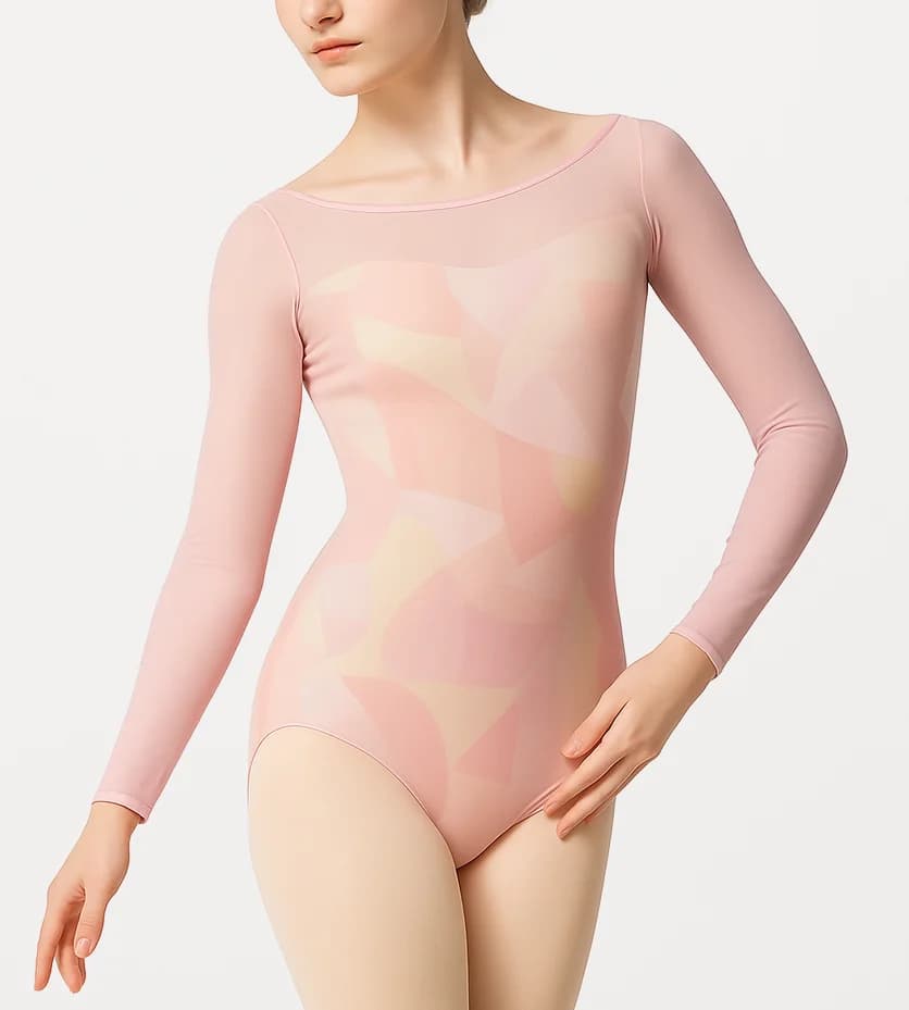 Colorful custom leotard print option