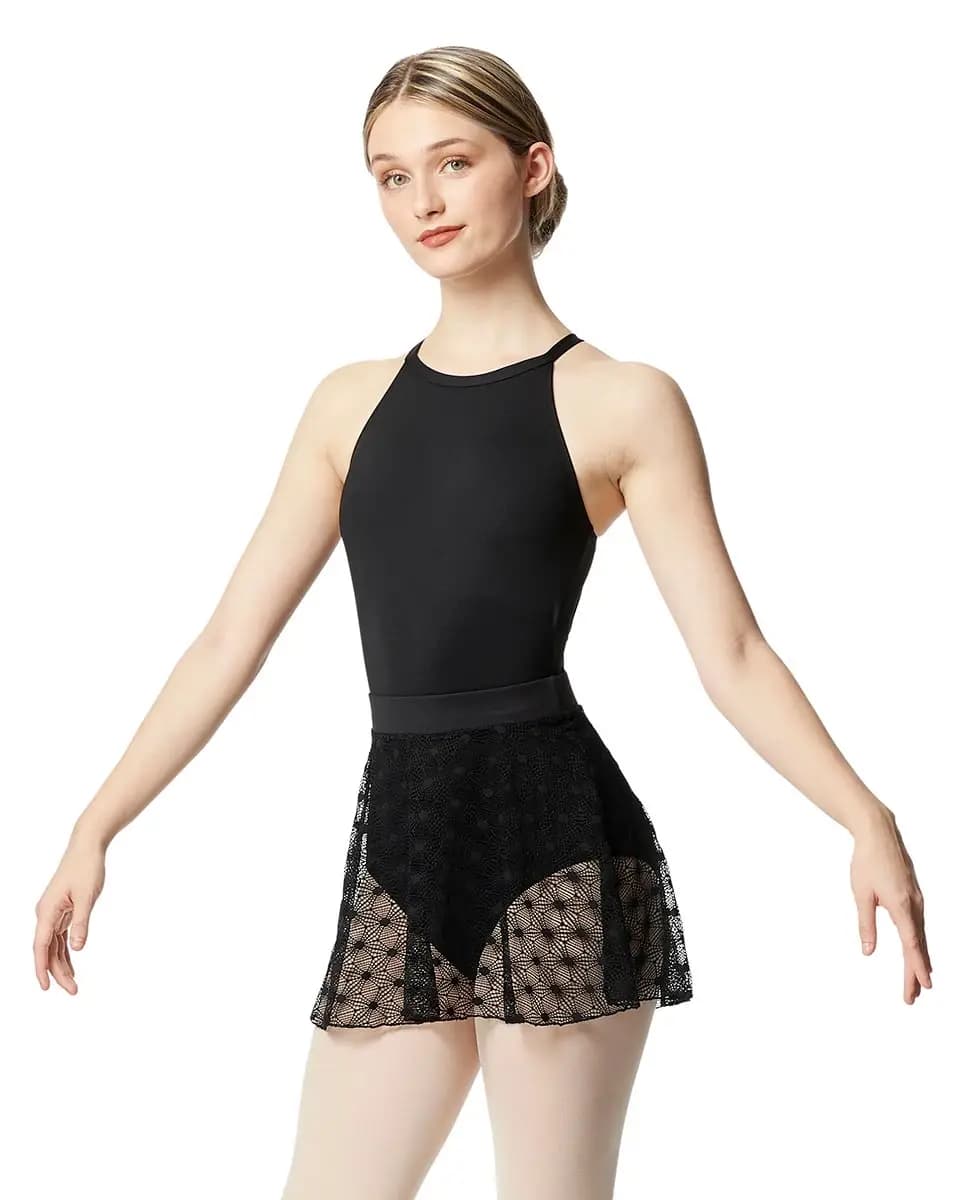 Pull On Lace Mesh Dance Skirt Lorin