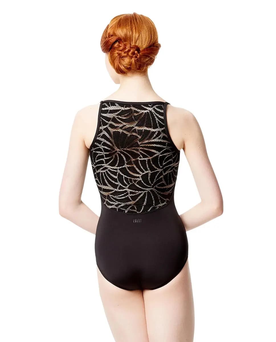 Women Geo Mesh Camisole Leotard Amanda