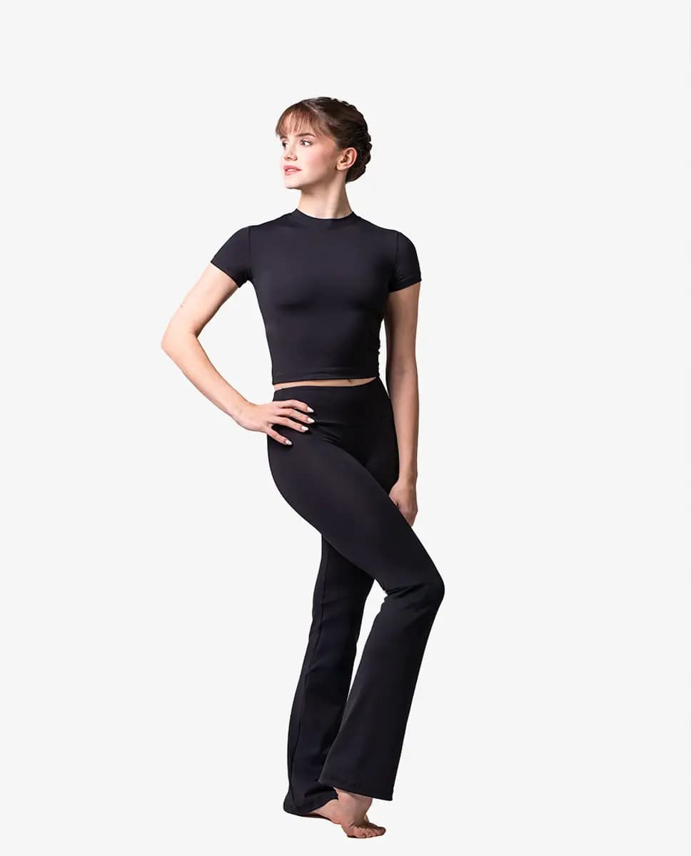 Tight Short Sleeve Dance T-shirt Briana