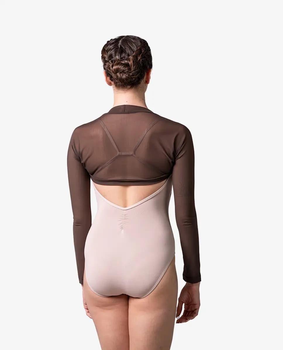 Long Sleeve Mesh Shrug Macie