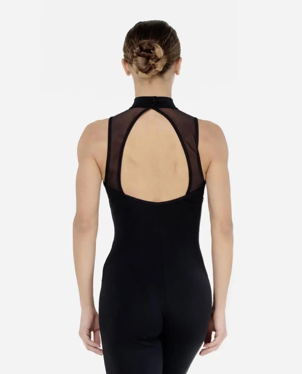 Womens Turtle Neck Mesh Unitard Rachael