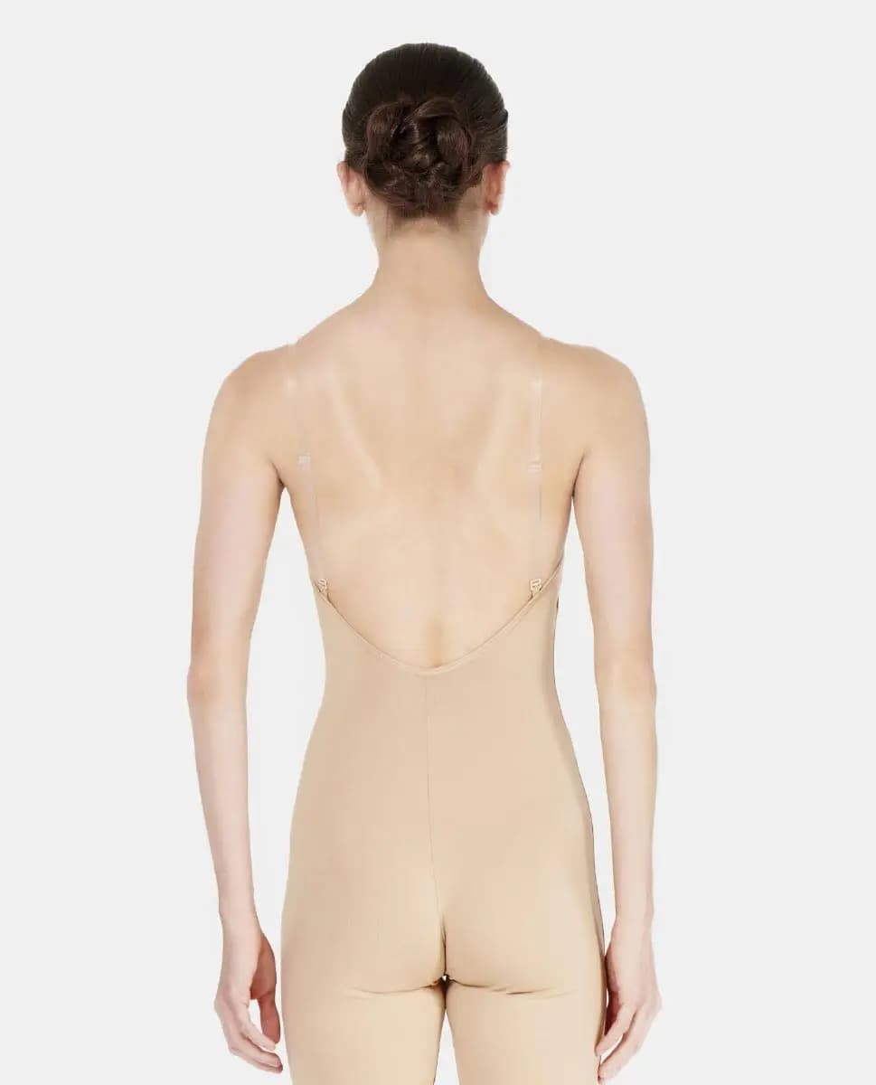 Undergarment Unitard Clear Straps Elektra