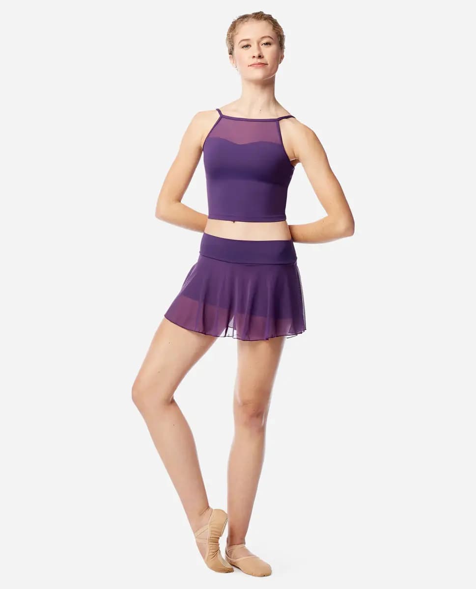 Womens High Neck Crop Top Josie