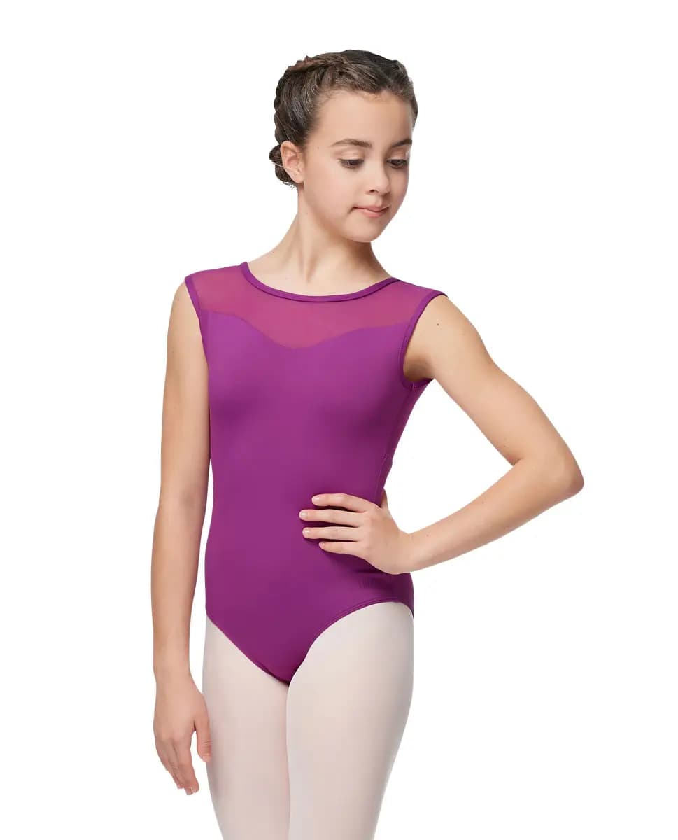 Girls Cap Sleeve Leotard Anoushka