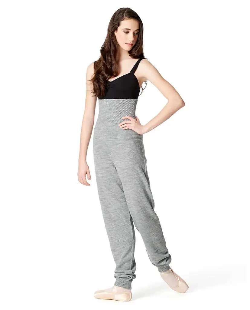 Knitted High Waist  Warm Up Loose Pants