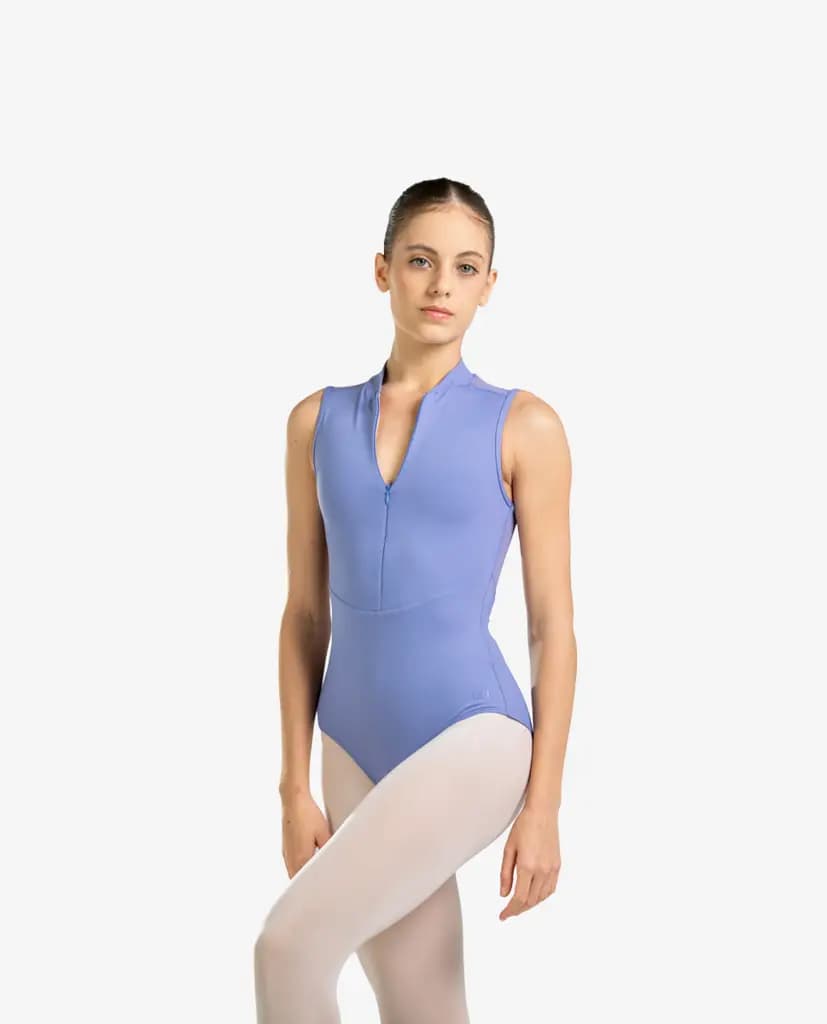 Womens Halter Zip Front Leotard Chane