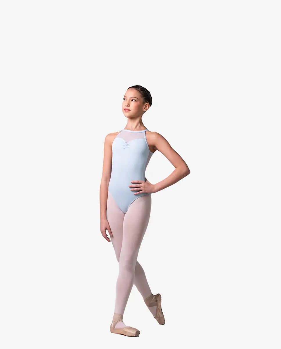 Girls High Neck Dance Leotard Allison