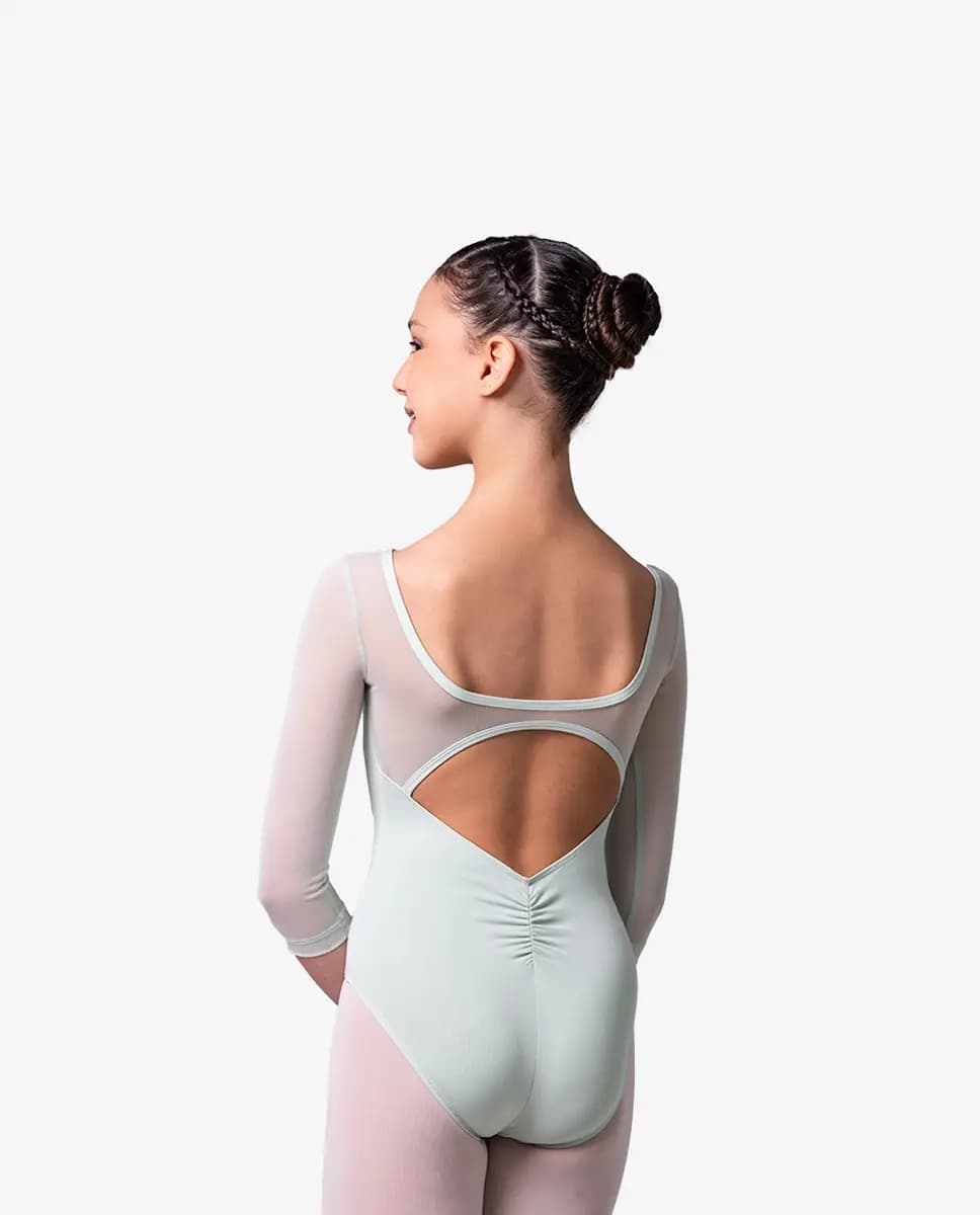 Girls 3/4 Sleeve Dance Leotard Natalia