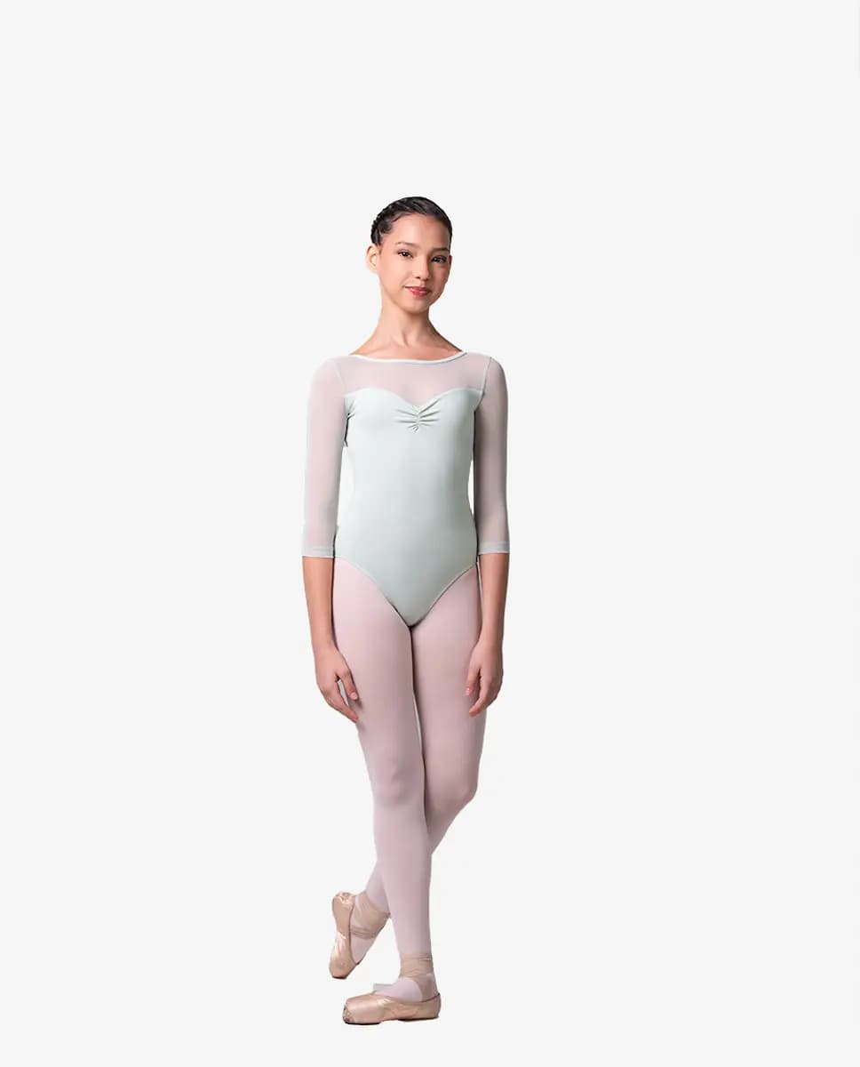 Girls 3/4 Sleeve Dance Leotard Natalia