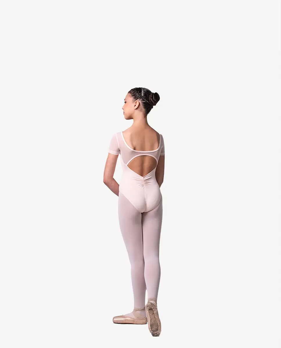Girls Short Sleeve Dance Leotard Josie