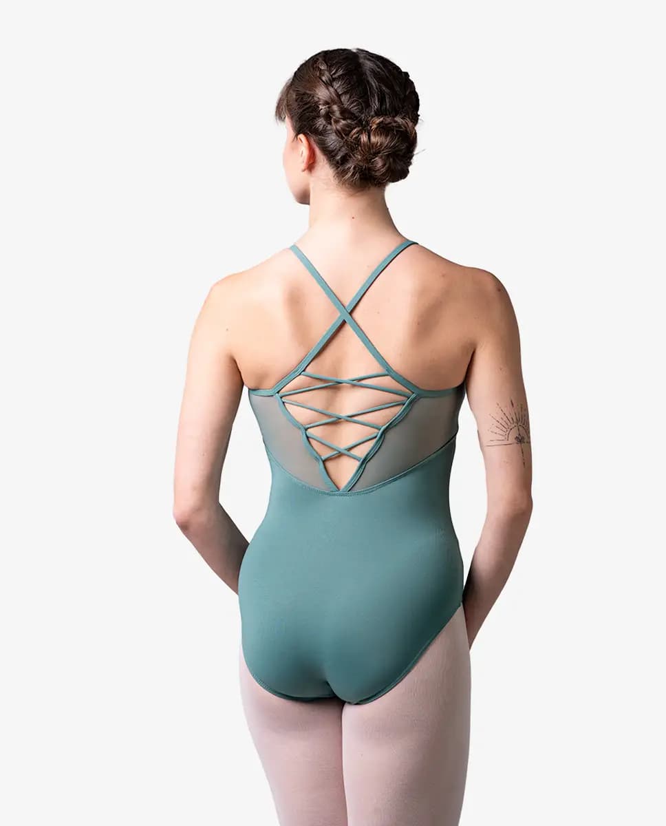 High Neck Camisole Dance Leotard Lainey