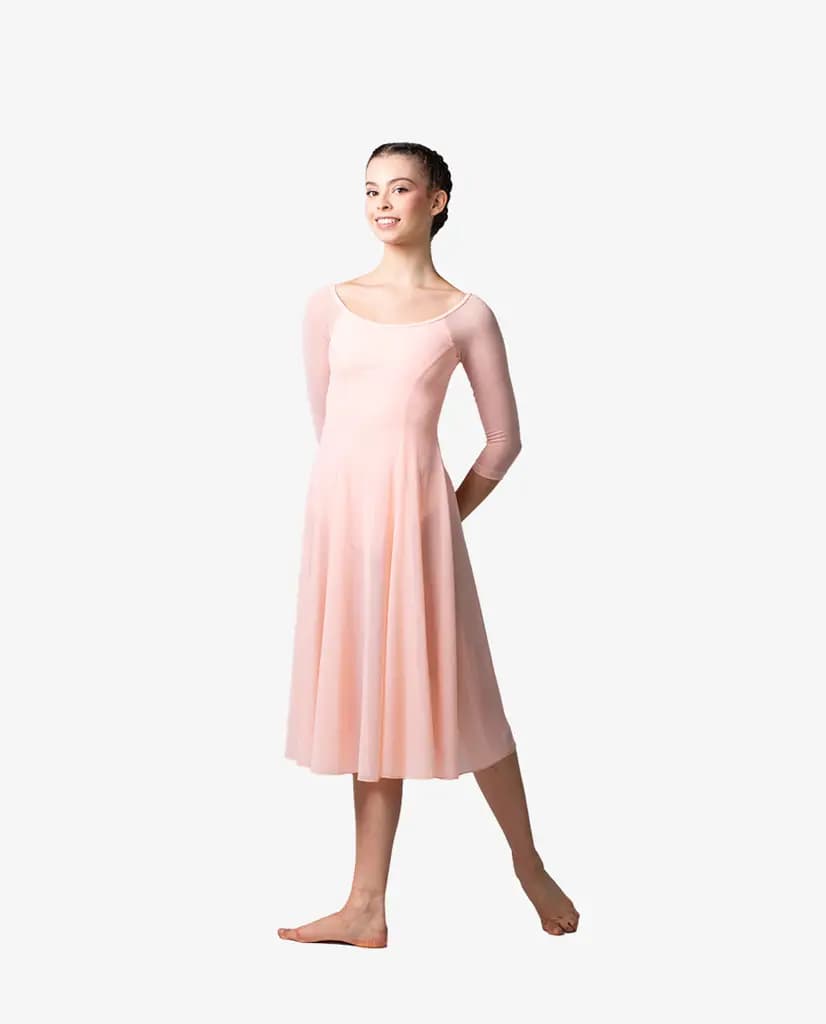 Womens 3/4 Sleeve Long Dance Dress Julie