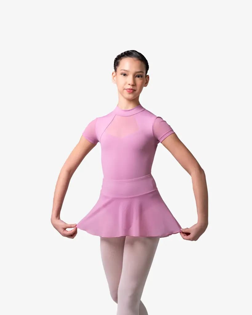 Girls High Low pull-on Mesh Skirt Selene