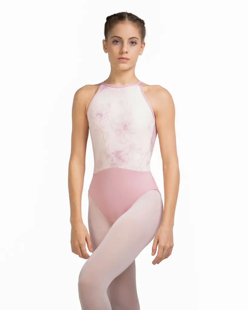 High Neck Halter Leotard Ada