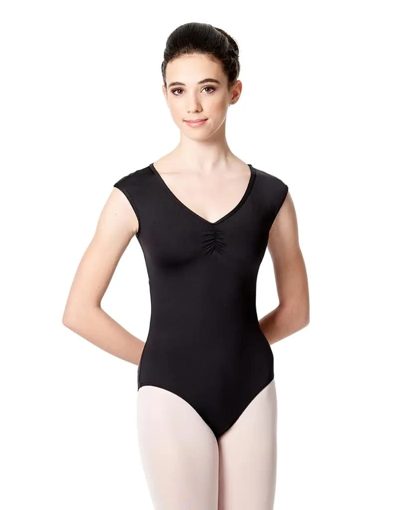 Cap Sleeves Leotard Annalisa