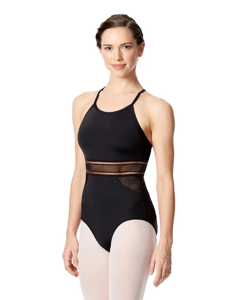 Lace Waist X-Back Camisole Leotard Florencia
